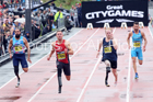 Mens IPC 100 metres, 2018 Great North CityGames. Photo: David T. Hewitson/Sports for All Pics